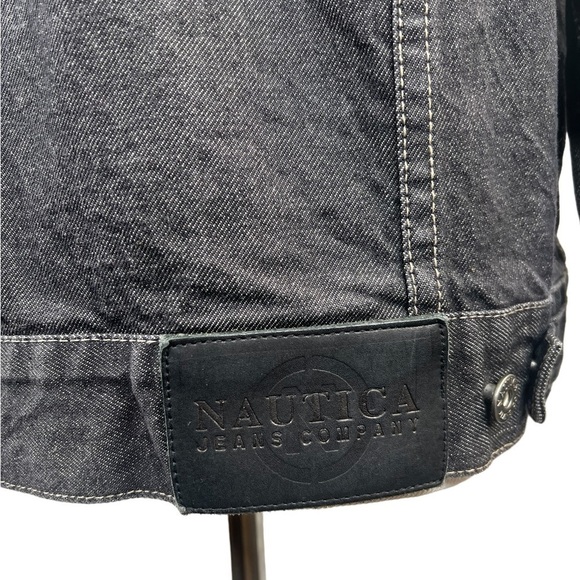 Nautica Jeans Co. Men's Black Denim Jacket - Picture 9 of 13